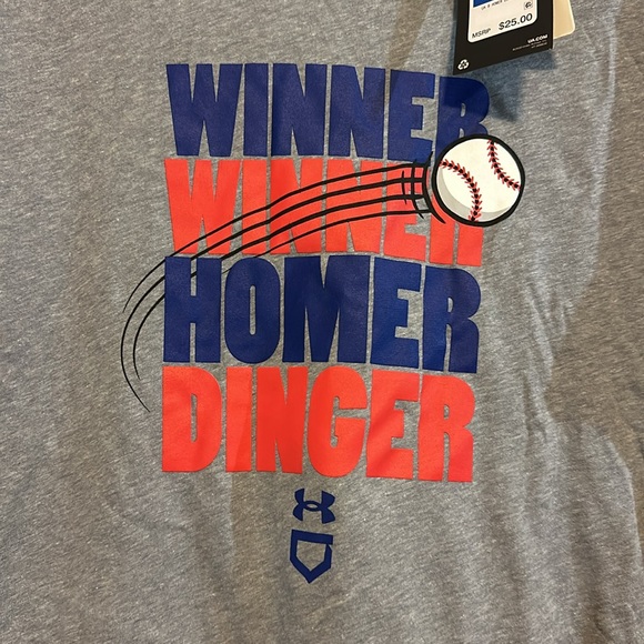 Youth XL brand new baseball under armour tee - Picture 2 of 4